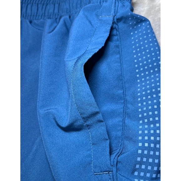 Under Armour Mens Size Medium HeatGear Athletic Shorts Blue Loose Fit Pockets - Picture 12 of 13